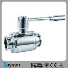 3A/DIN Sanitary clamp manual direct-way ball valves